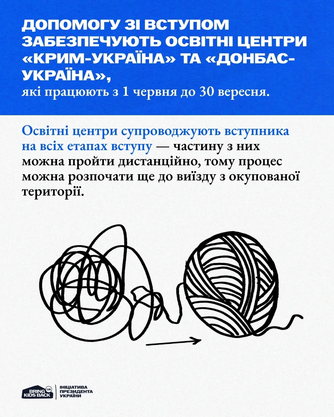 Вступнику з тимчасово окупованих територій